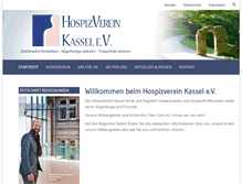 Tablet Screenshot of hospizverein-kassel.de